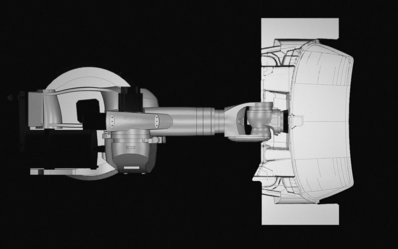 Offline machining path on an industrial robot